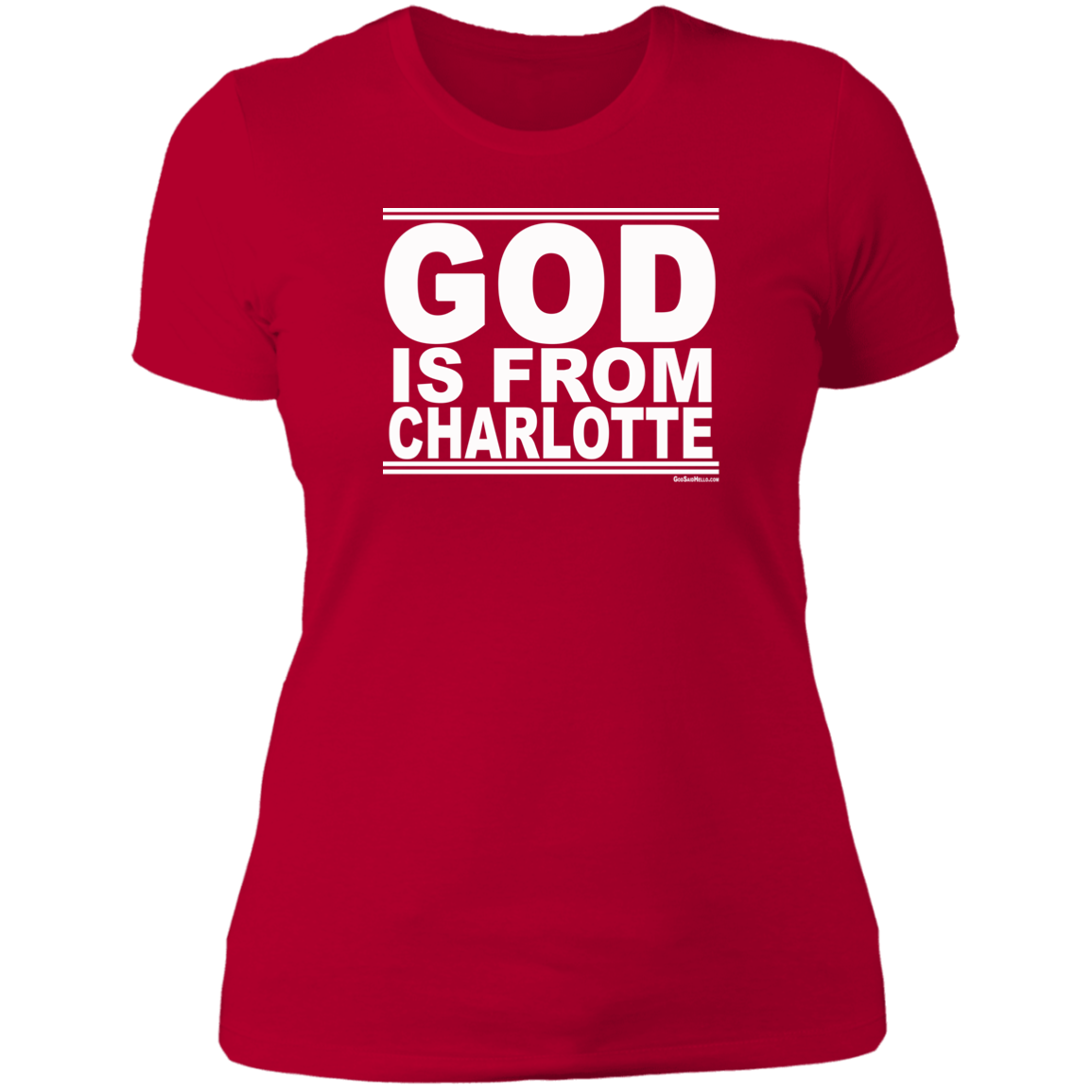#GodIsFromCharlotte - Women's Shortsleeve Tee