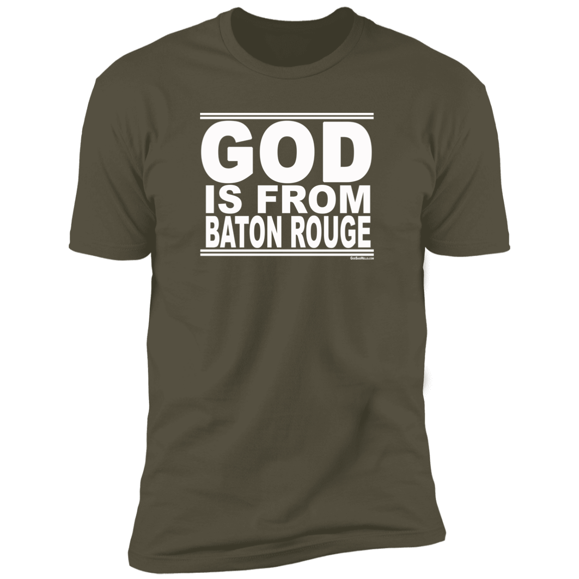 #GodIsFromBatonRouge - Men's Shortsleeve Tee