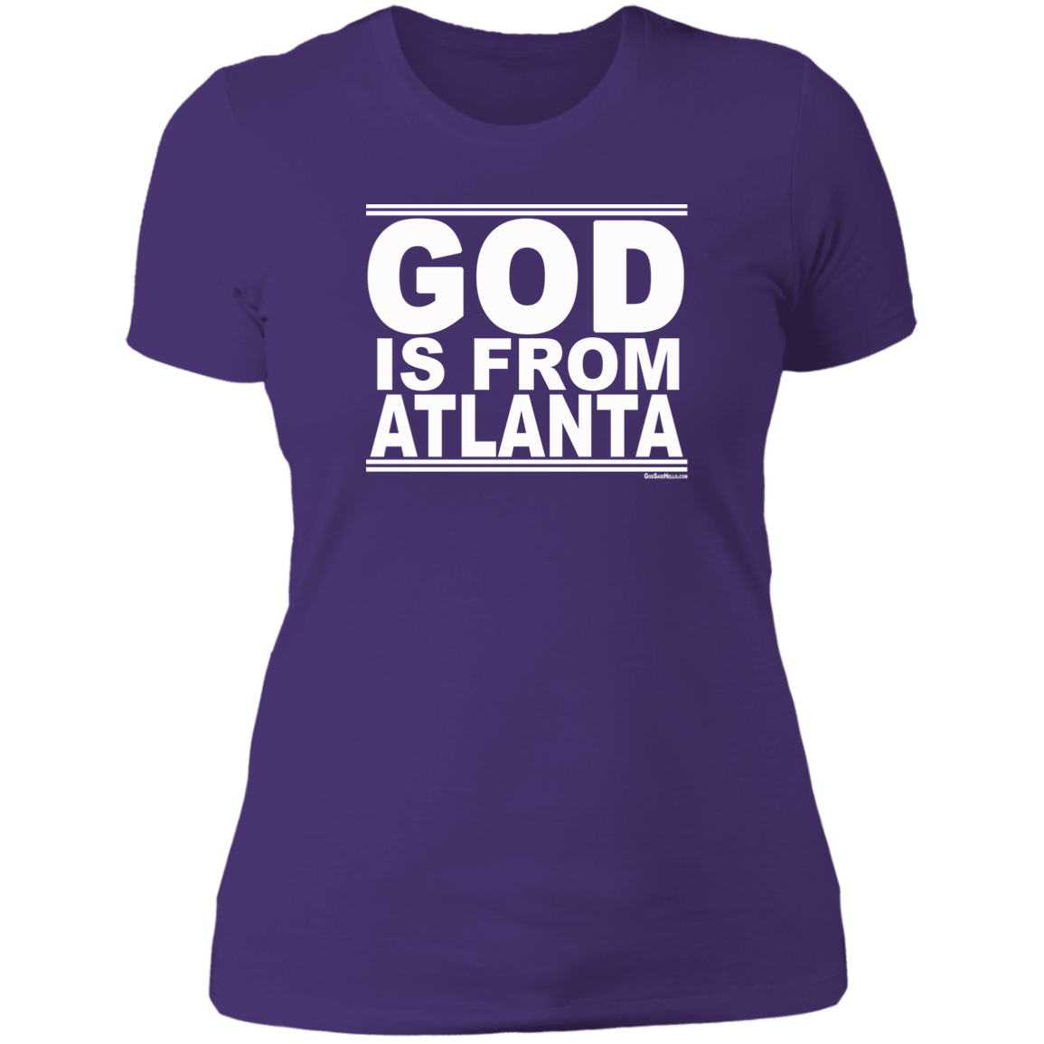 #GodIsFromAtlanta - Women's Shortsleeve Tee