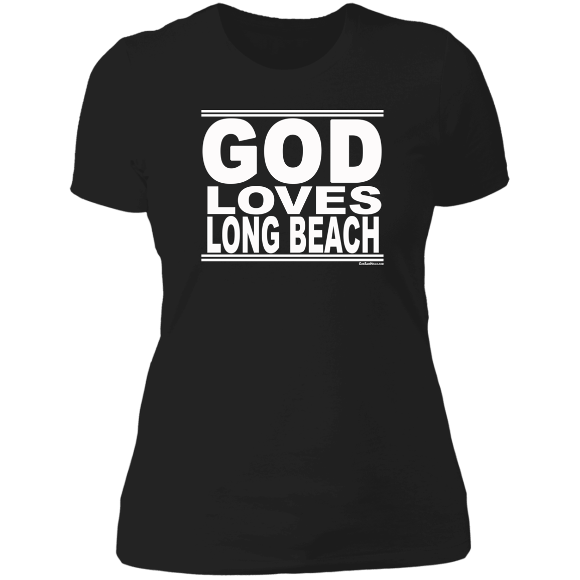 #GodLovesLongBeach - Women's Shortsleeve Tee