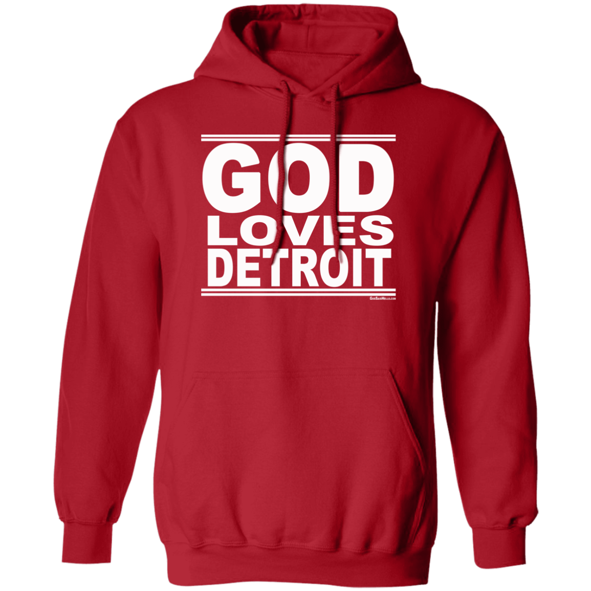 #GodLovesDetroit - Pullover Hoodie