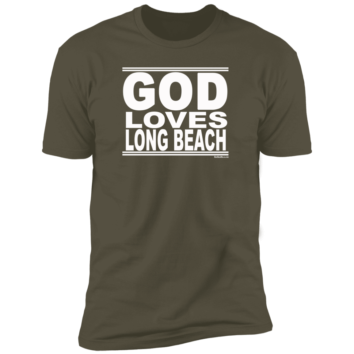 #GodLovesLongBeach - Men's Shortsleeve Tee