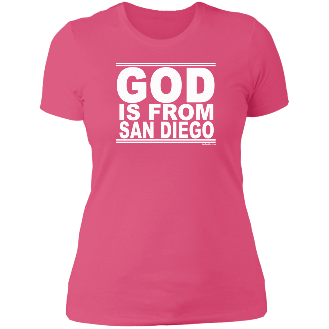 #GodIsFromSanDiego - Women's Shortsleeve Tee