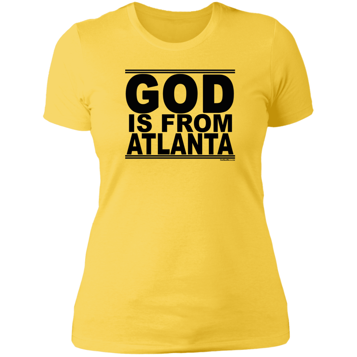#GodIsFromAtlanta - Women's Shortsleeve Tee