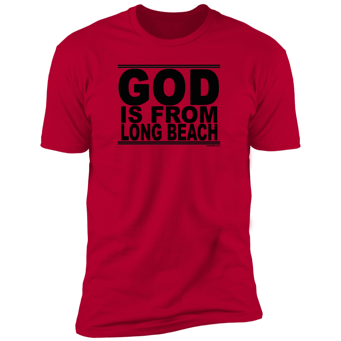 #GodIsFromLongBeach - Men's Shortsleeve Tee