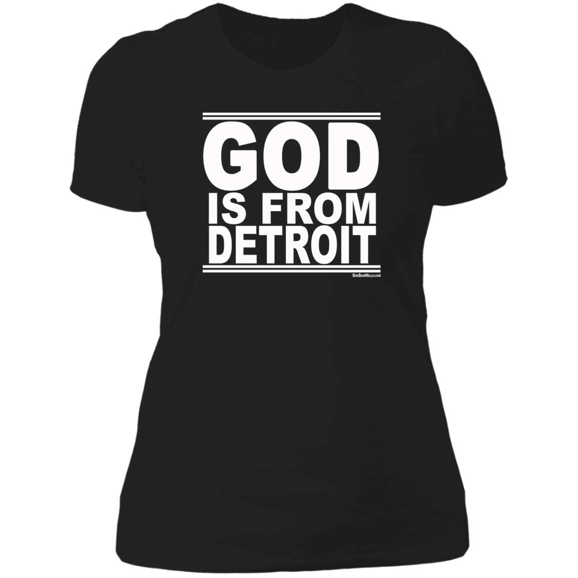 #GodIsFromDetroit - Women's Shortsleeve Tee