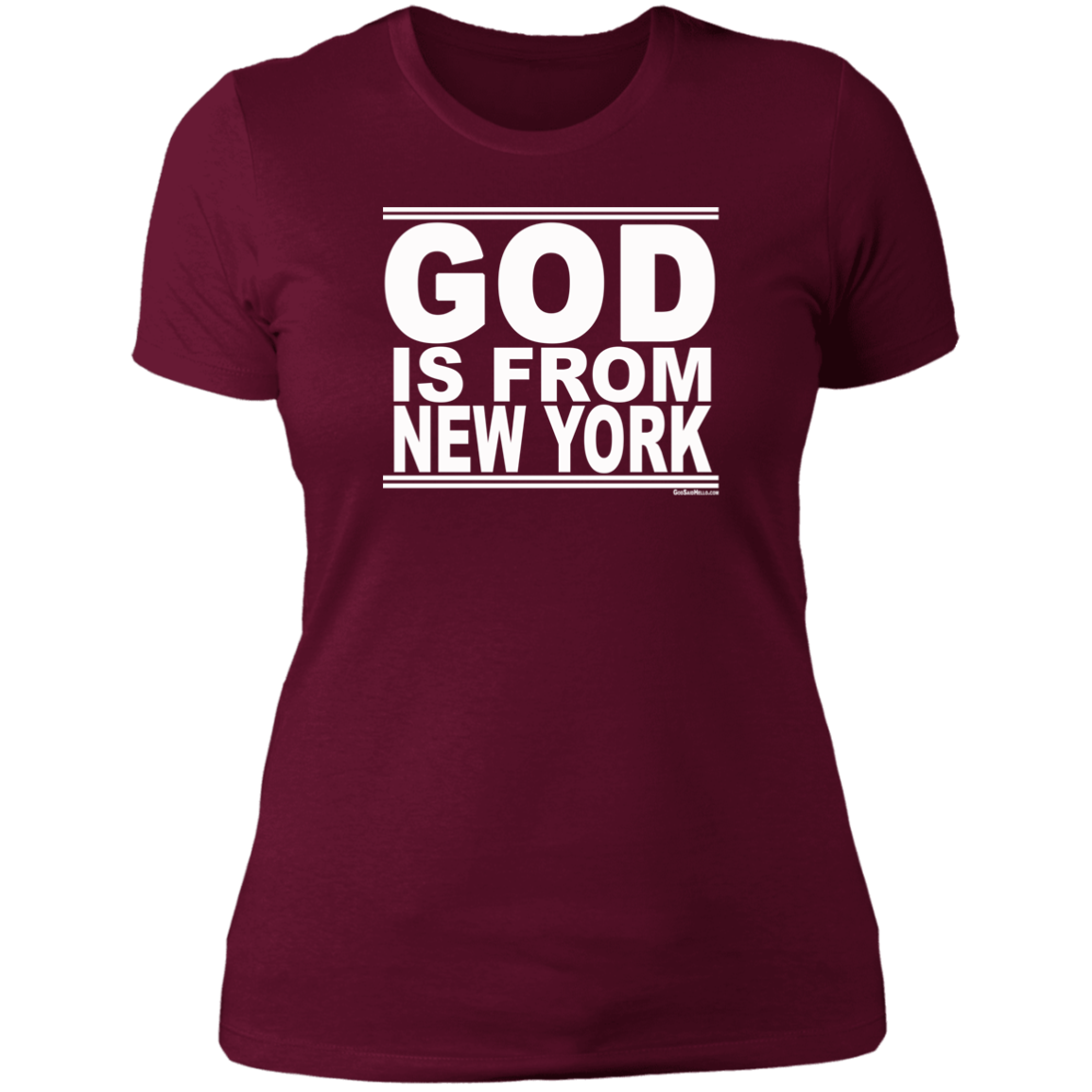 #GodIsFromNewYork - Women's Shortsleeve Tee