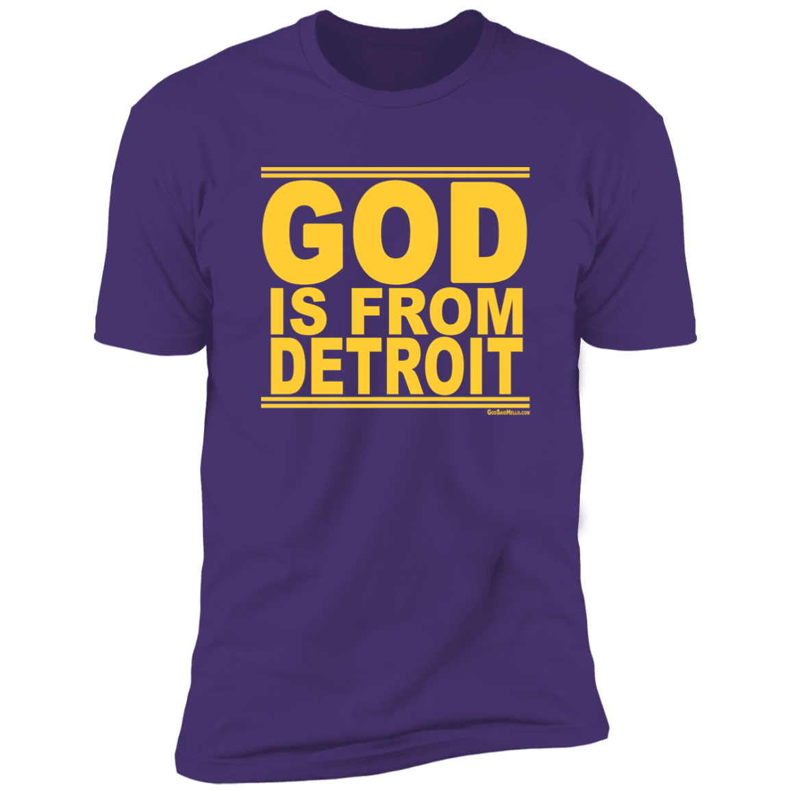 #GodIsFromDetroit - Men's Shortsleeve Tee