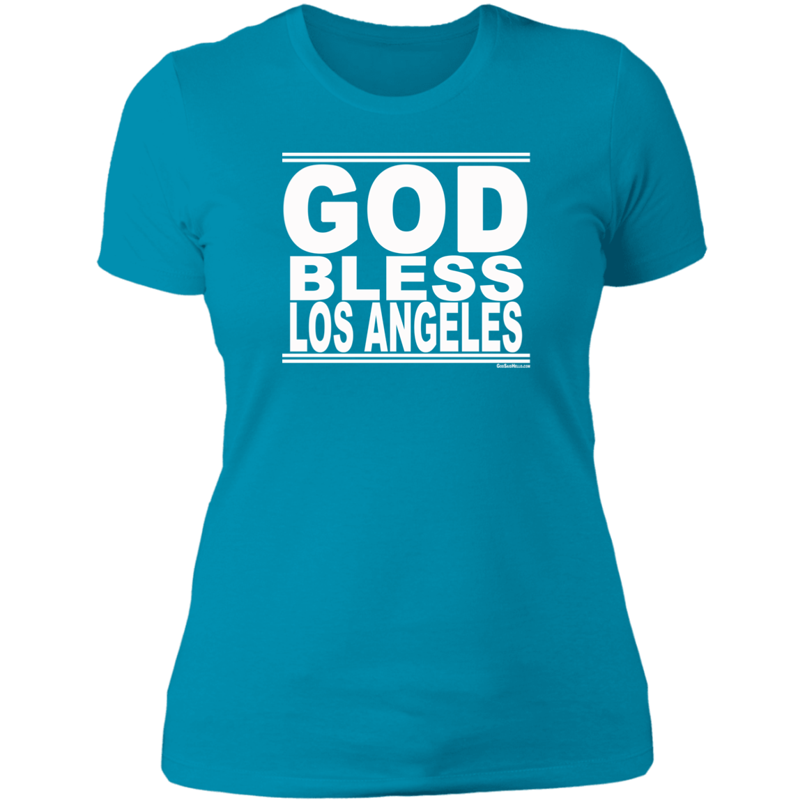#GodBlessLosAngeles - Women's Shortsleeve Tee