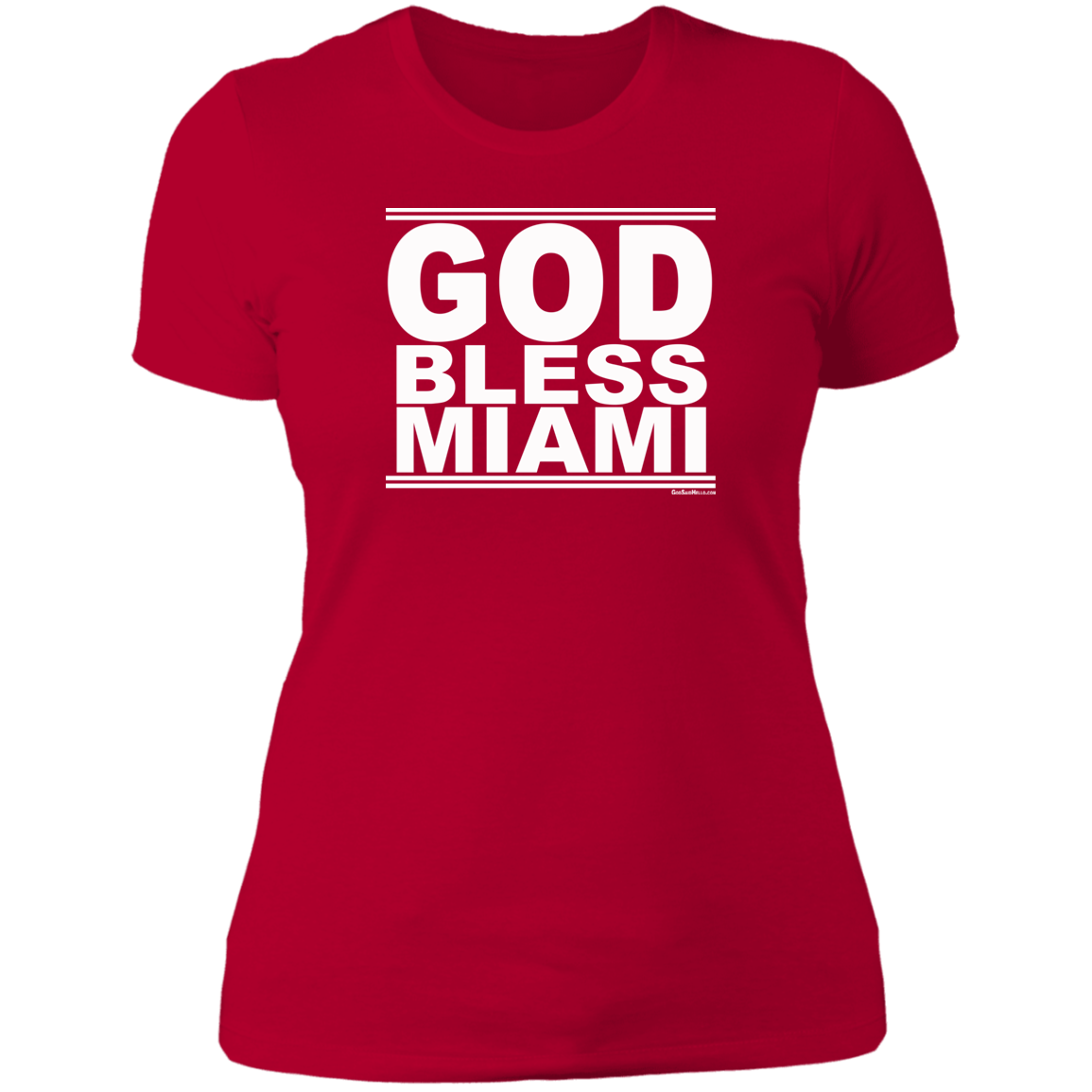 #GodBlessMiami - Women's Shortsleeve Tee