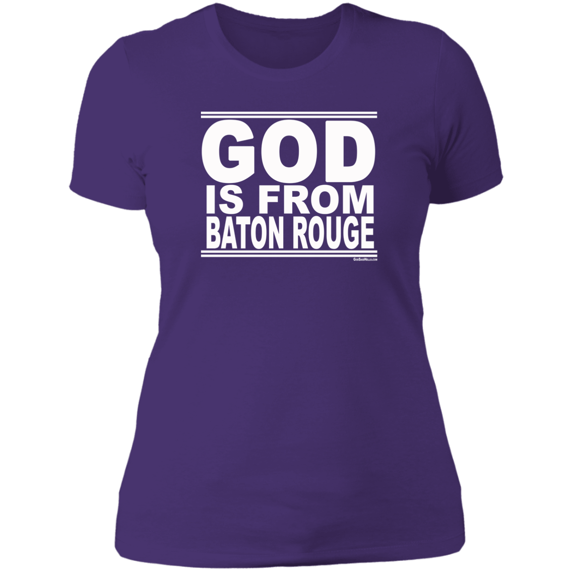 #GodIsFromBatonRouge - Women's Shortsleeve Tee