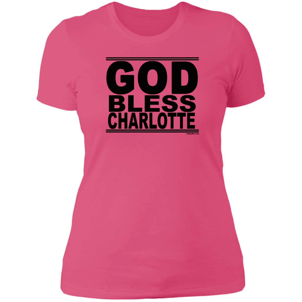 #GodBlessCharlotte - Women's Shortsleeve Tee
