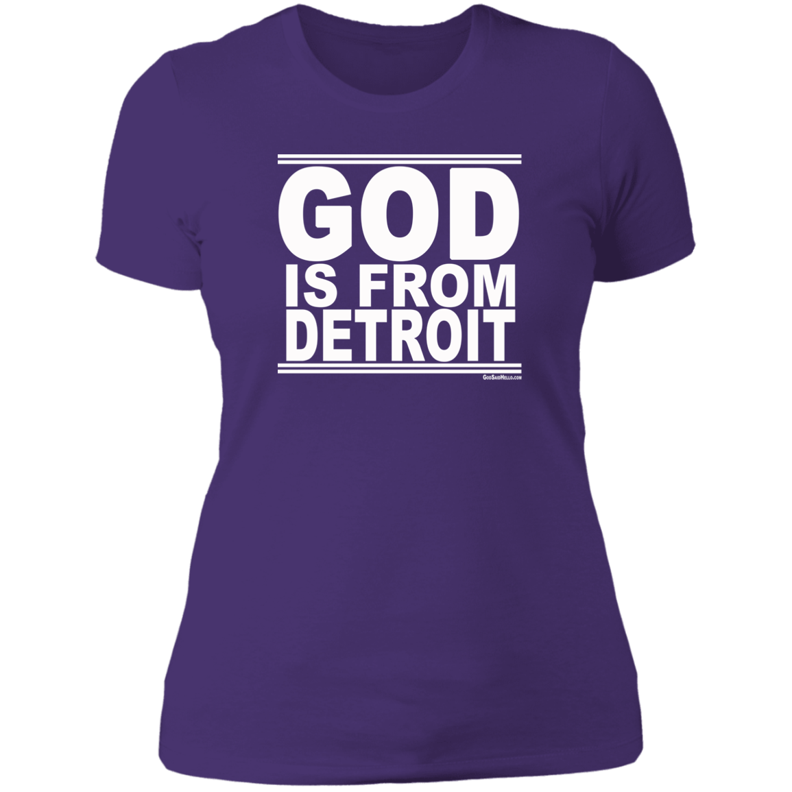 #GodIsFromDetroit - Women's Shortsleeve Tee