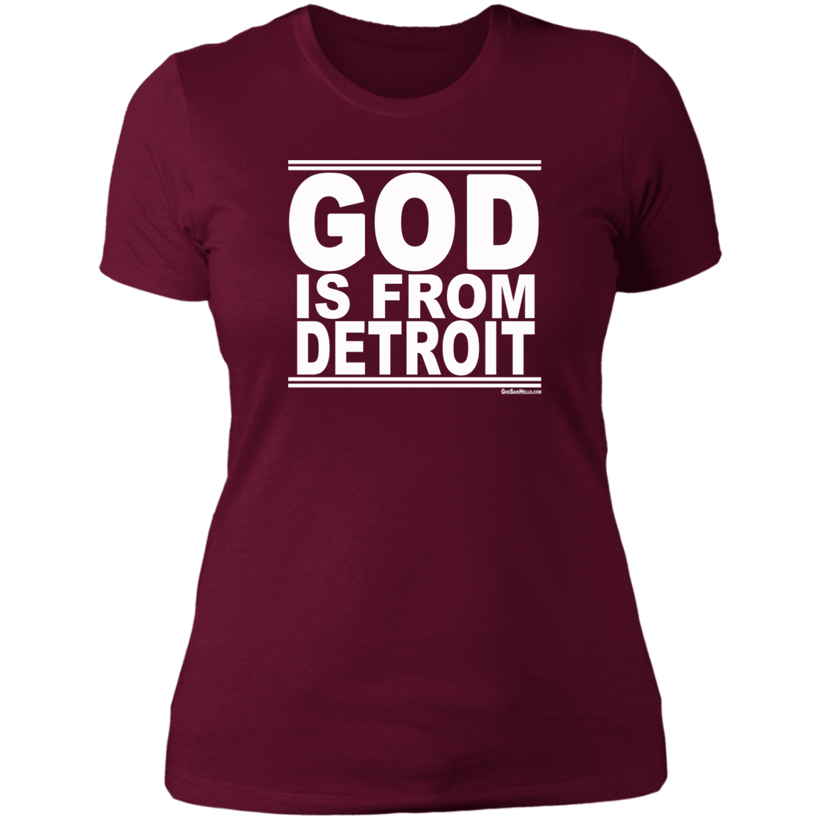 #GodIsFromDetroit - Women's Shortsleeve Tee
