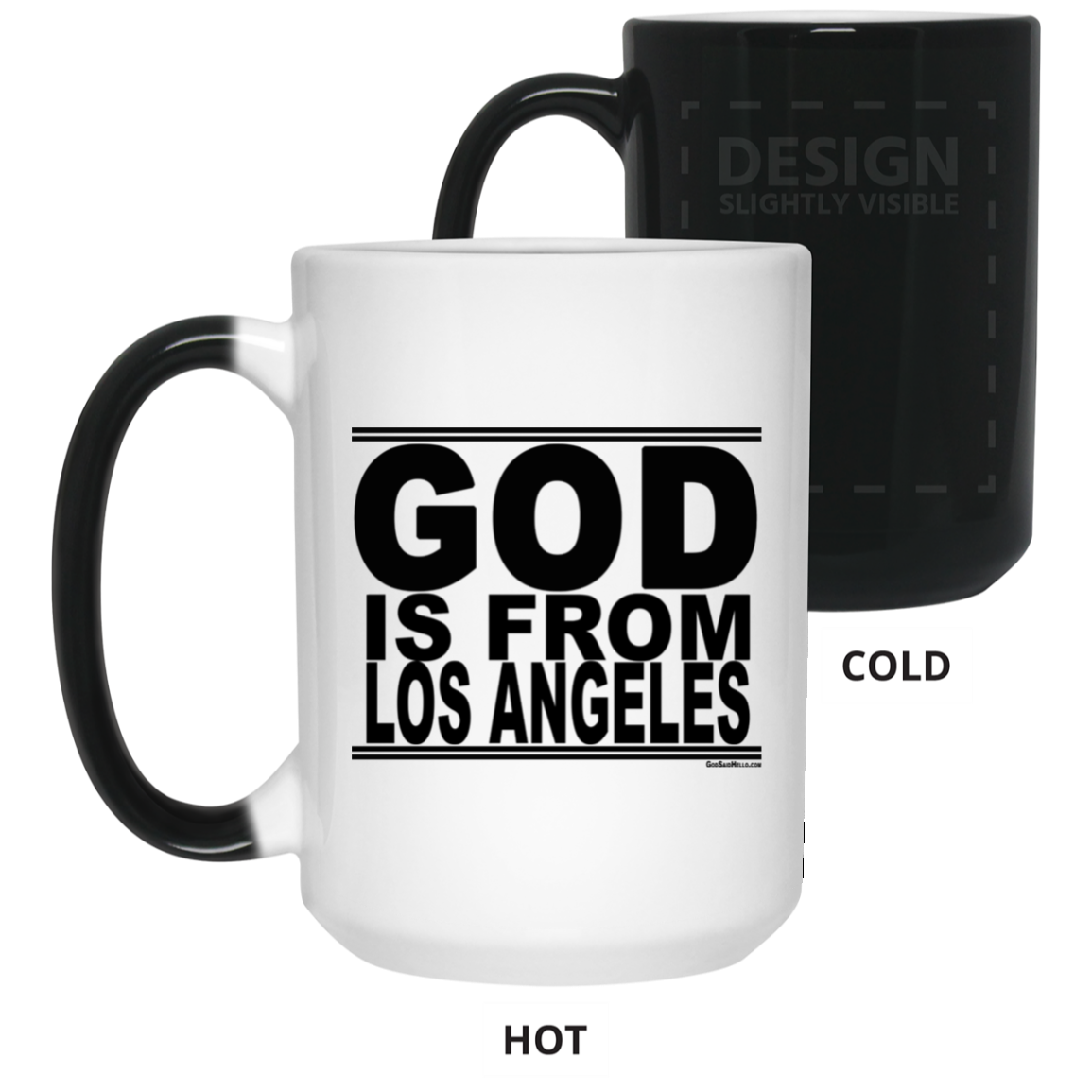 #GodIsFromLosAngeles - Color Changing Mug