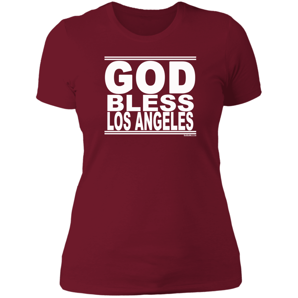 #GodBlessLosAngeles - Women's Shortsleeve Tee