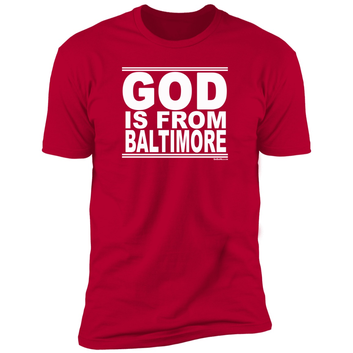 #GodIsFromBaltimore - Men's Shortsleeve Tee