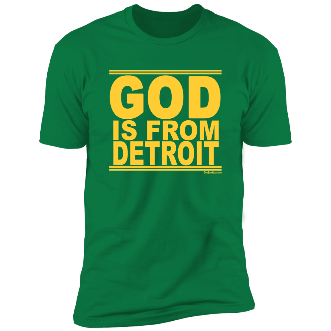 #GodIsFromDetroit - Men's Shortsleeve Tee