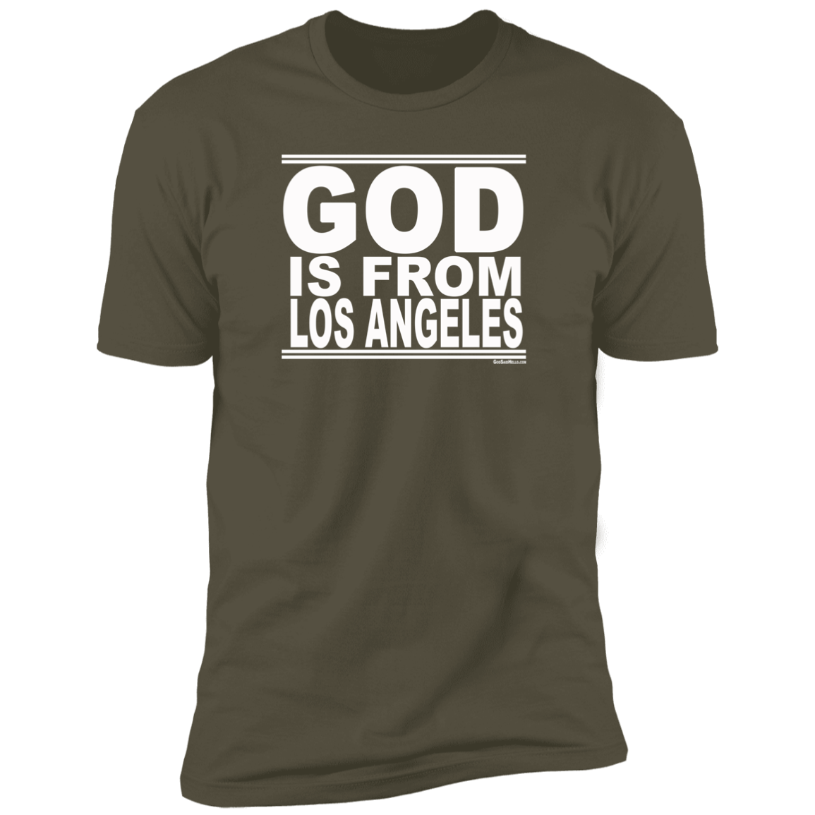 #GodIsFromLosAngeles - Men's Shortsleeve Tee