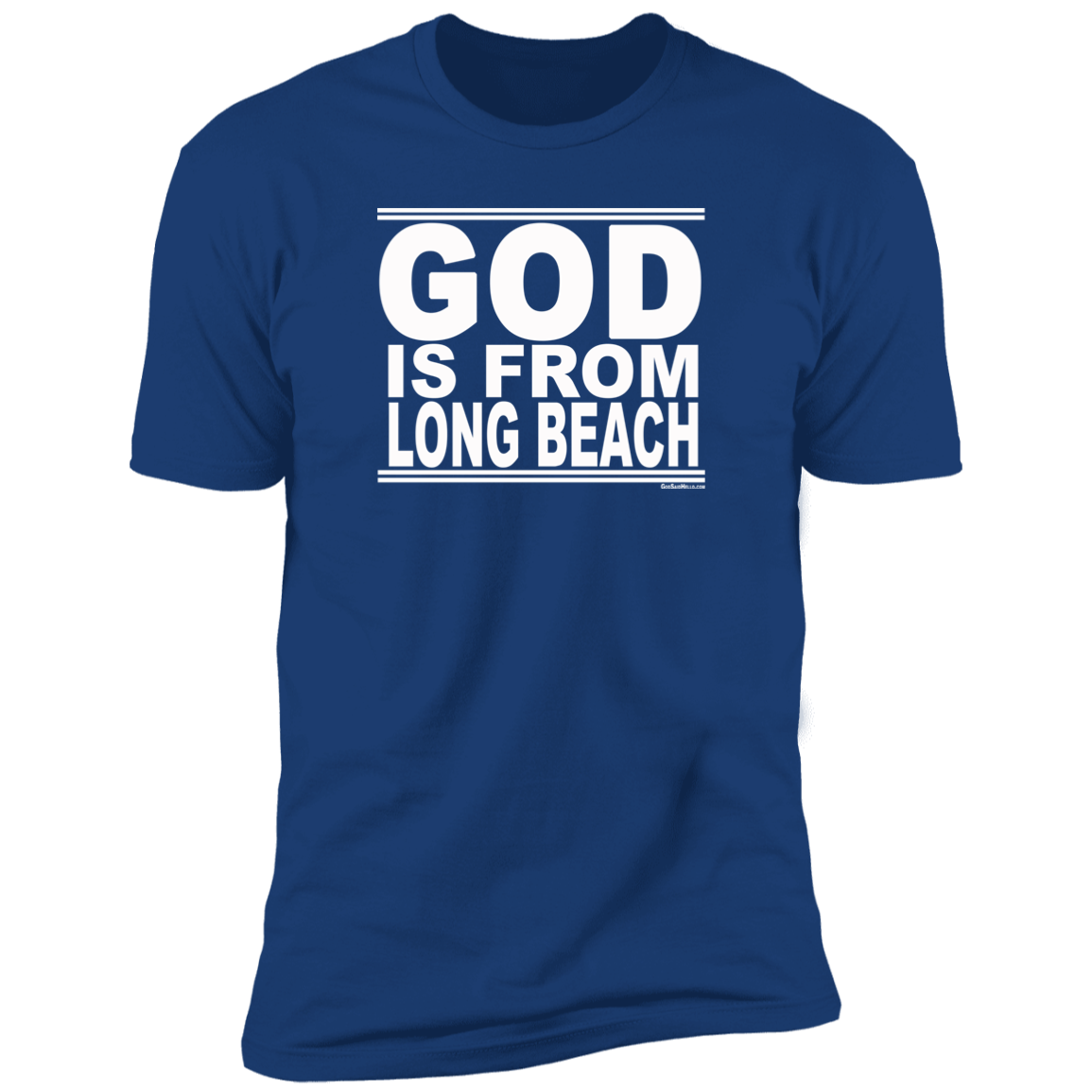 #GodIsFromLongBeach - Men's Shortsleeve Tee