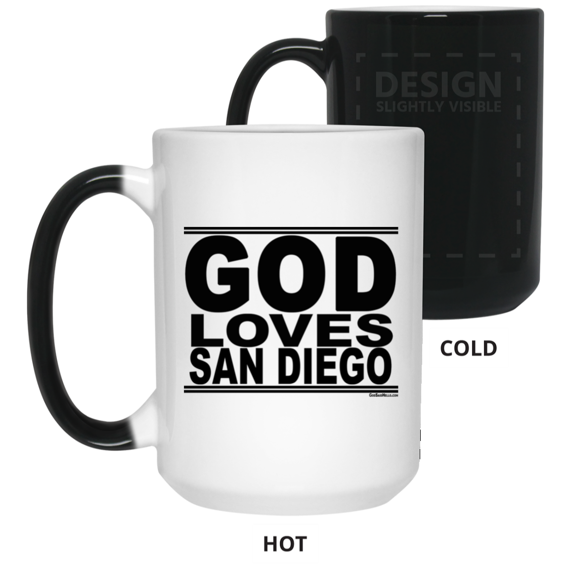 #GodLovesSanDiego - Color Changing Mug