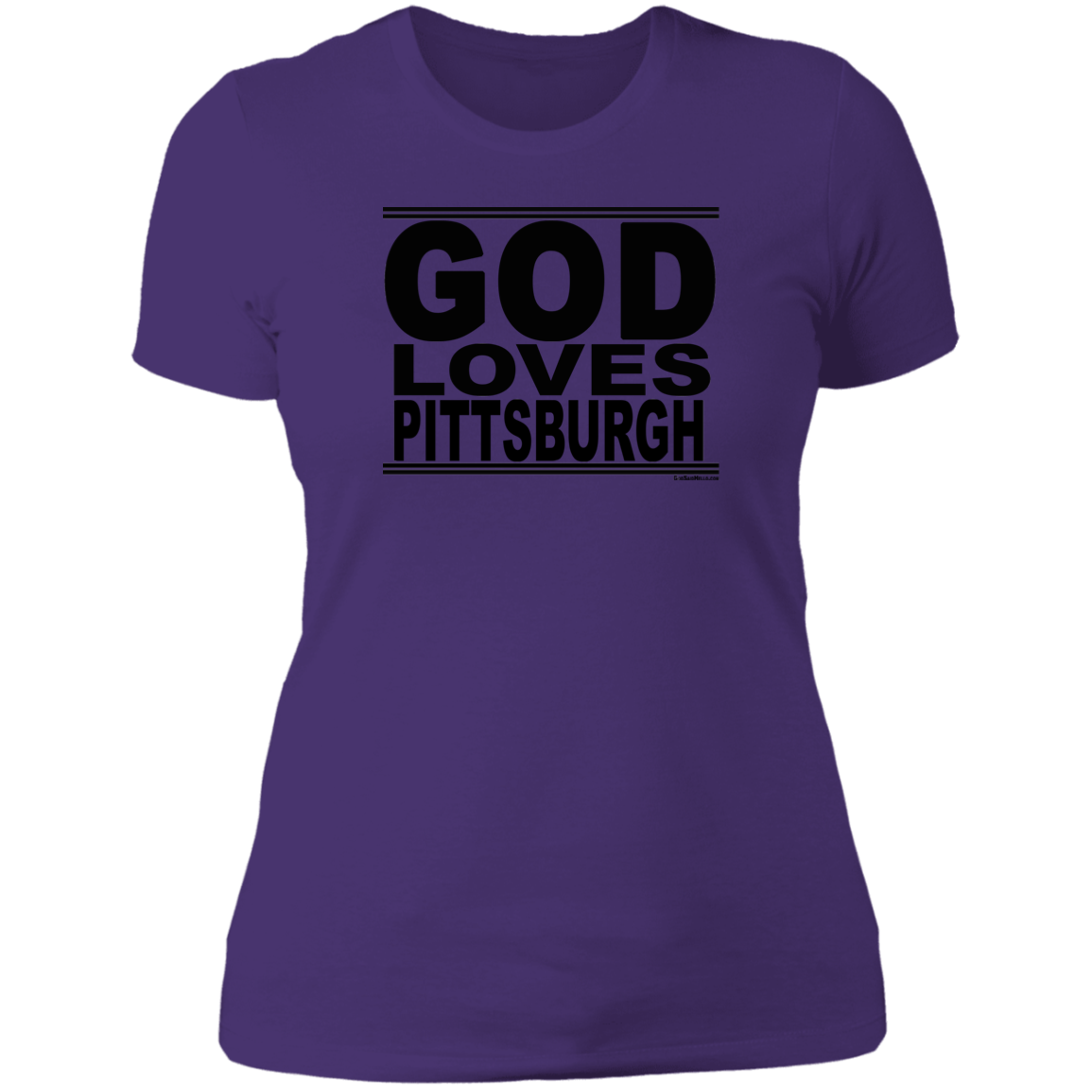 #GodLovesPittsburgh - Women's Shortsleeve Tee