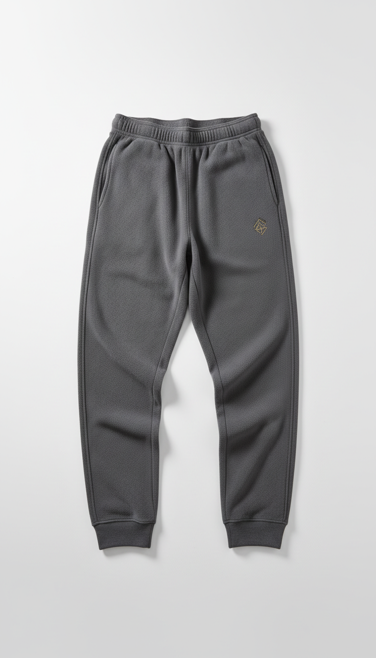 Charcoal Crewneck Subtle Script