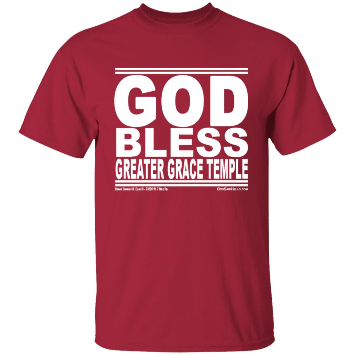 #GodBlessGreaterGraceTemple - Youth Shortsleeve Tee