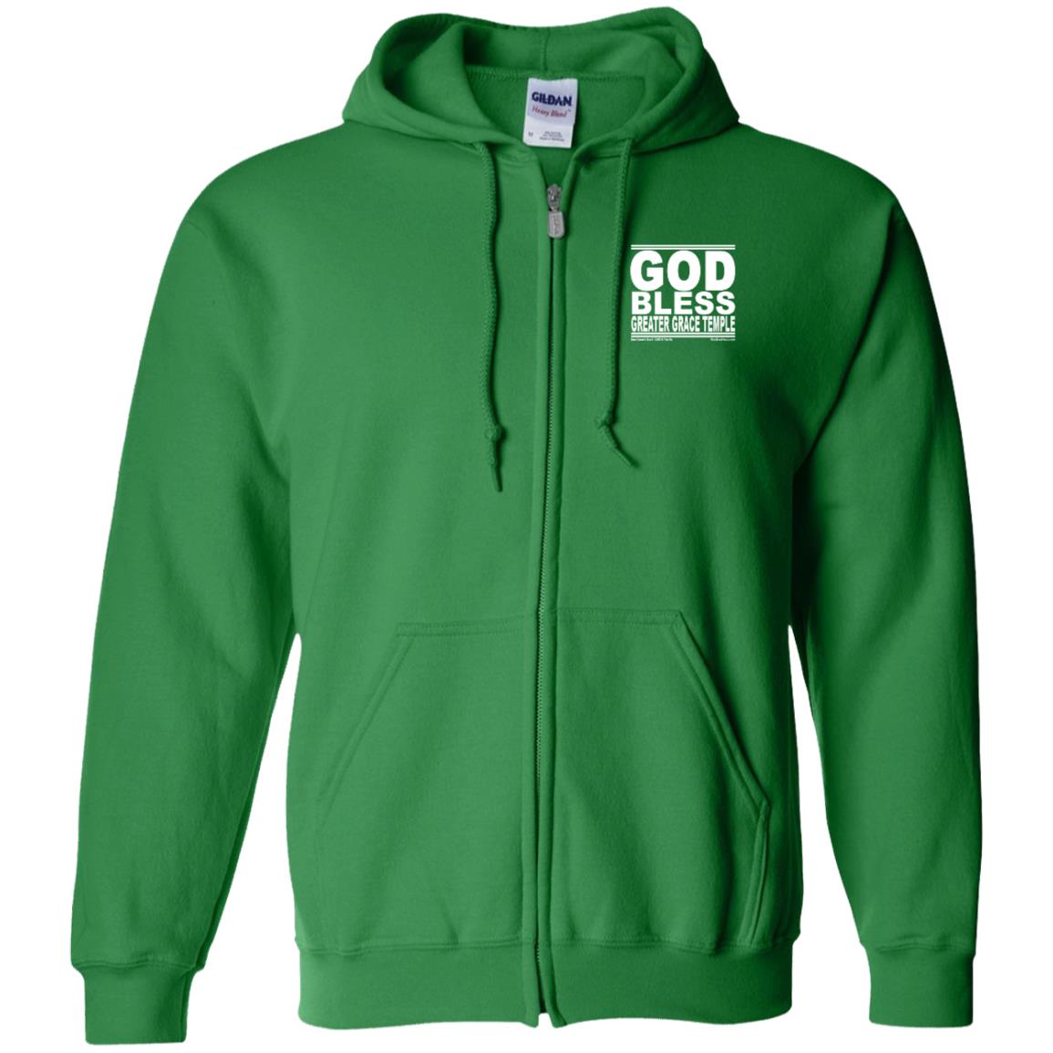 #GodBlessGreaterGraceTemple - Zip Up Hoodie