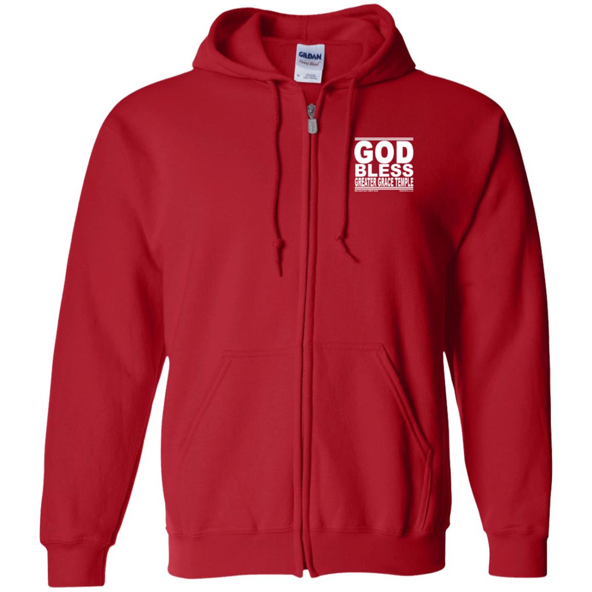 #GodBlessGreaterGraceTemple - Zip Up Hoodie