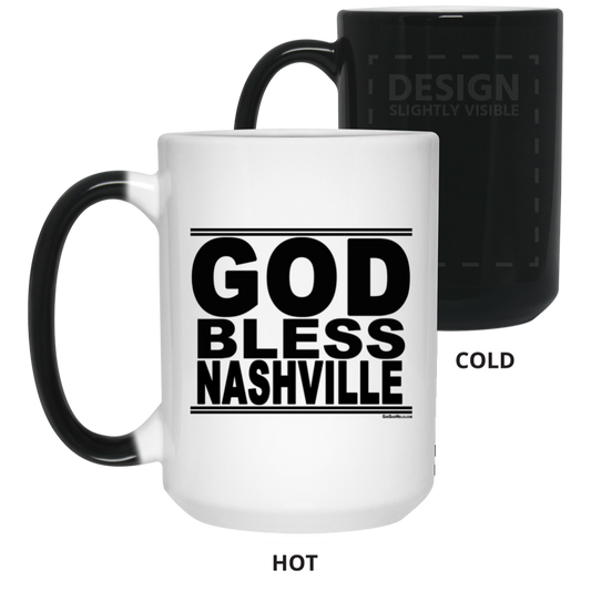 #GodBlessNashville - Color Changing Mug