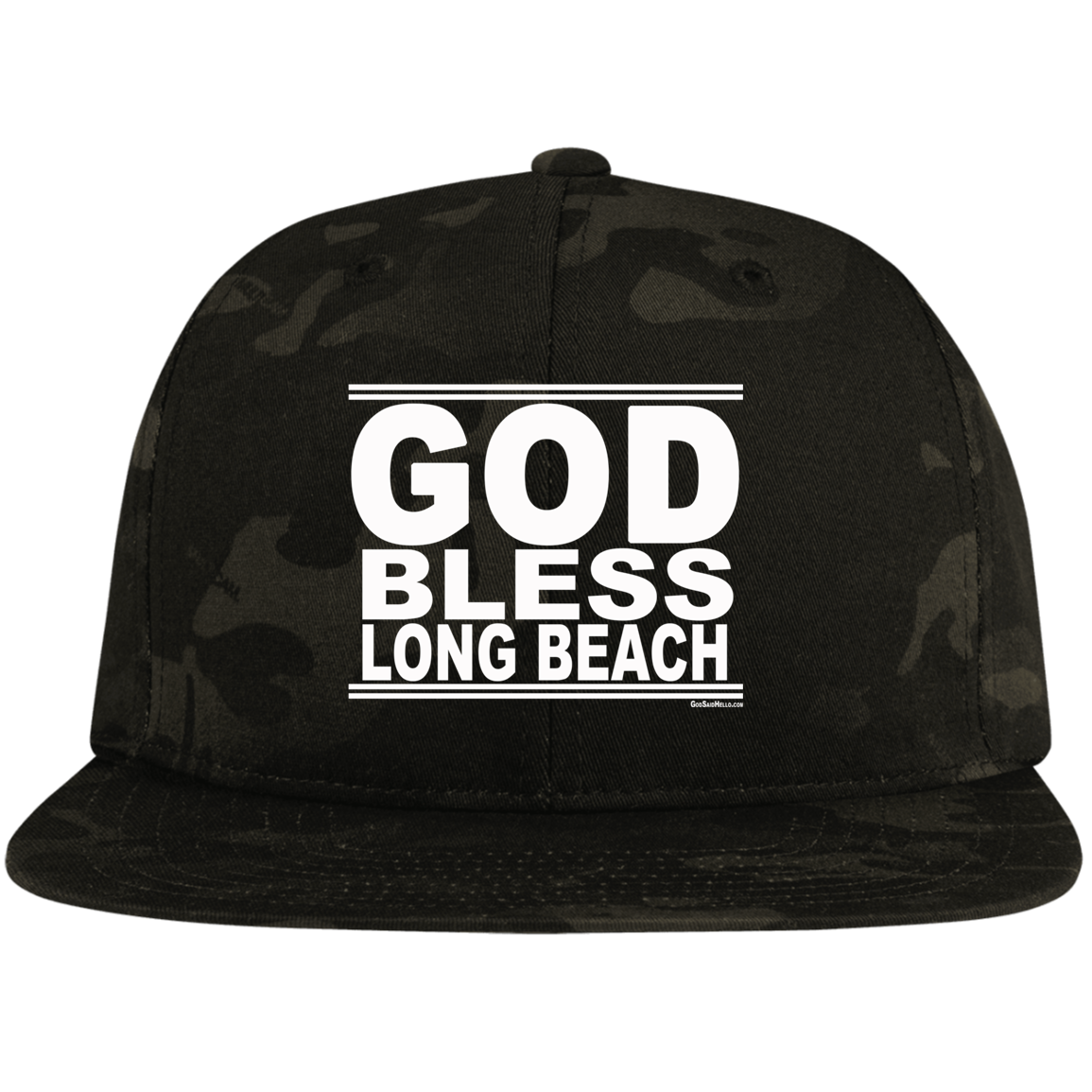 #GodBlessLongBeach - Snapback Hat