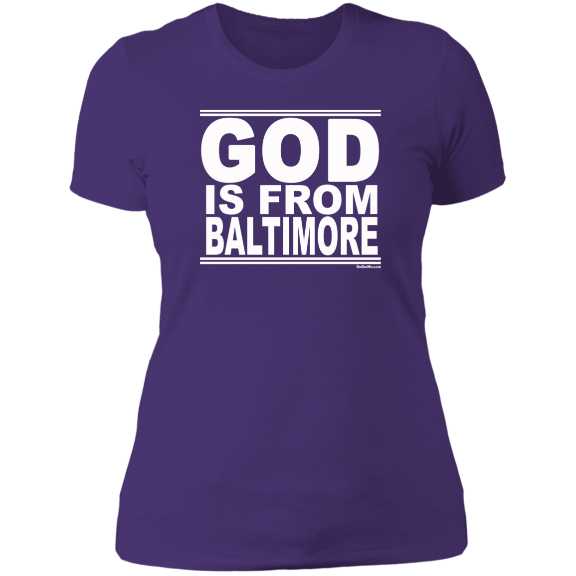 #GodIsFromBaltimore - Women's Shortsleeve Tee