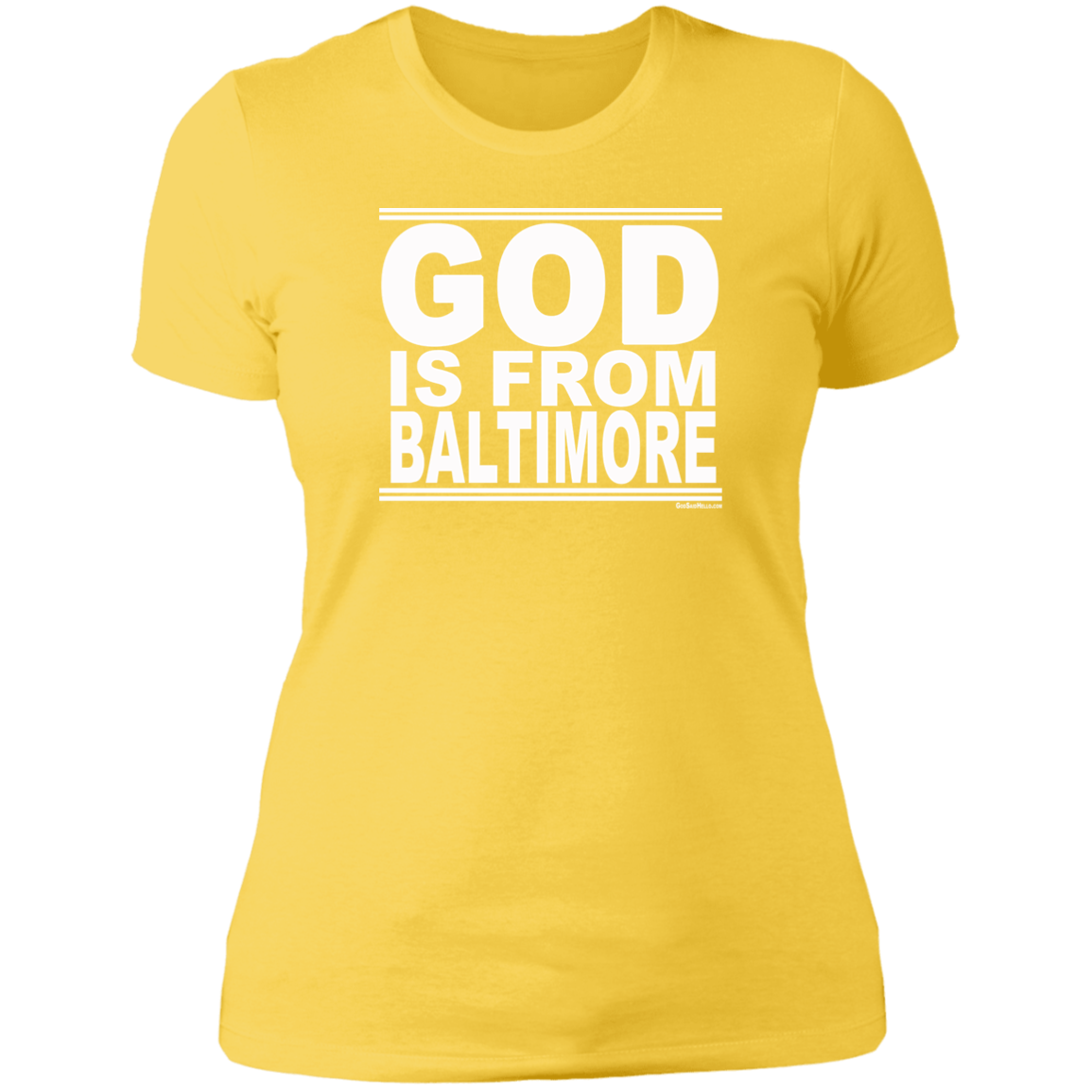 #GodIsFromBaltimore - Women's Shortsleeve Tee