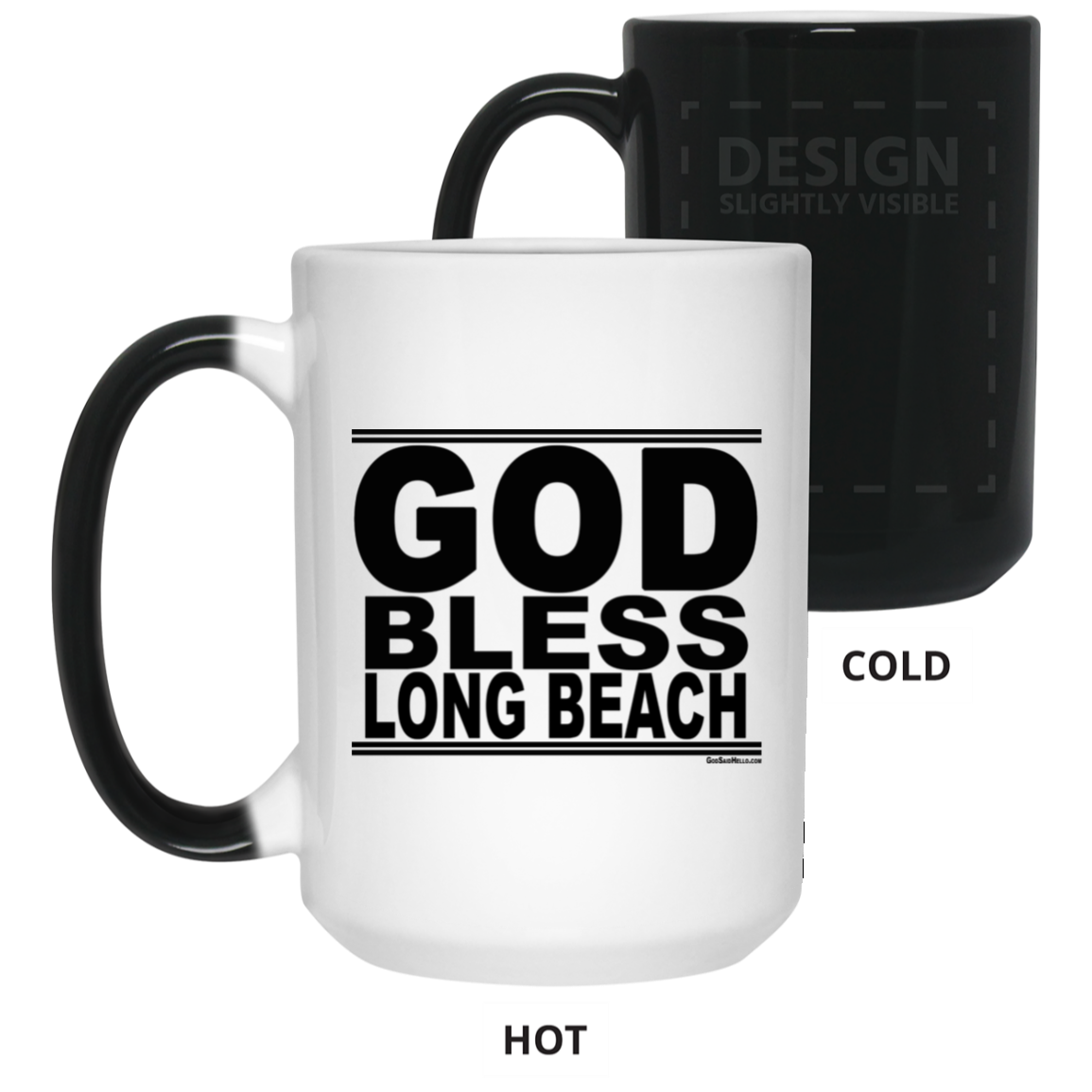 #GodBlessLongBeach - Color Changing Mug