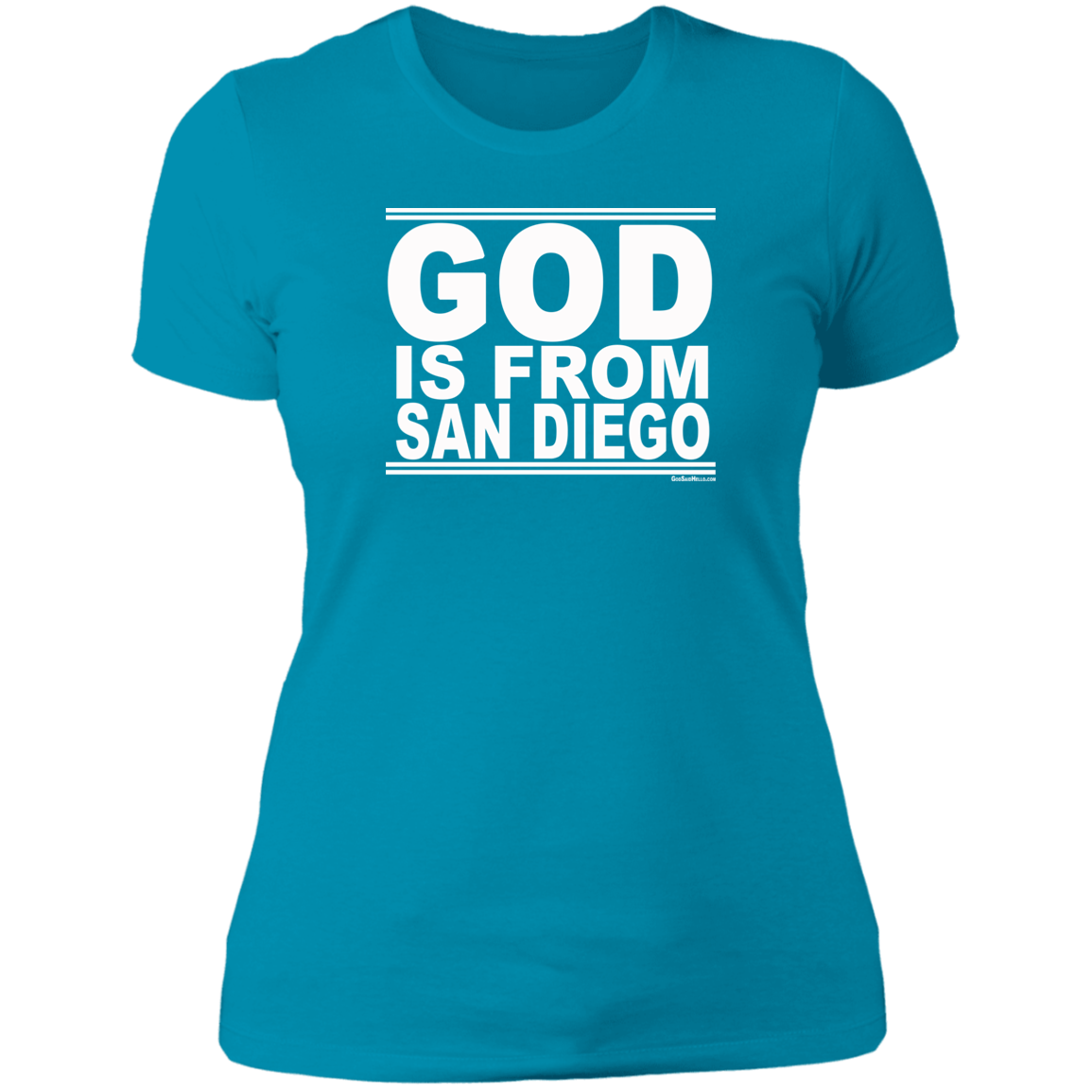 #GodIsFromSanDiego - Women's Shortsleeve Tee