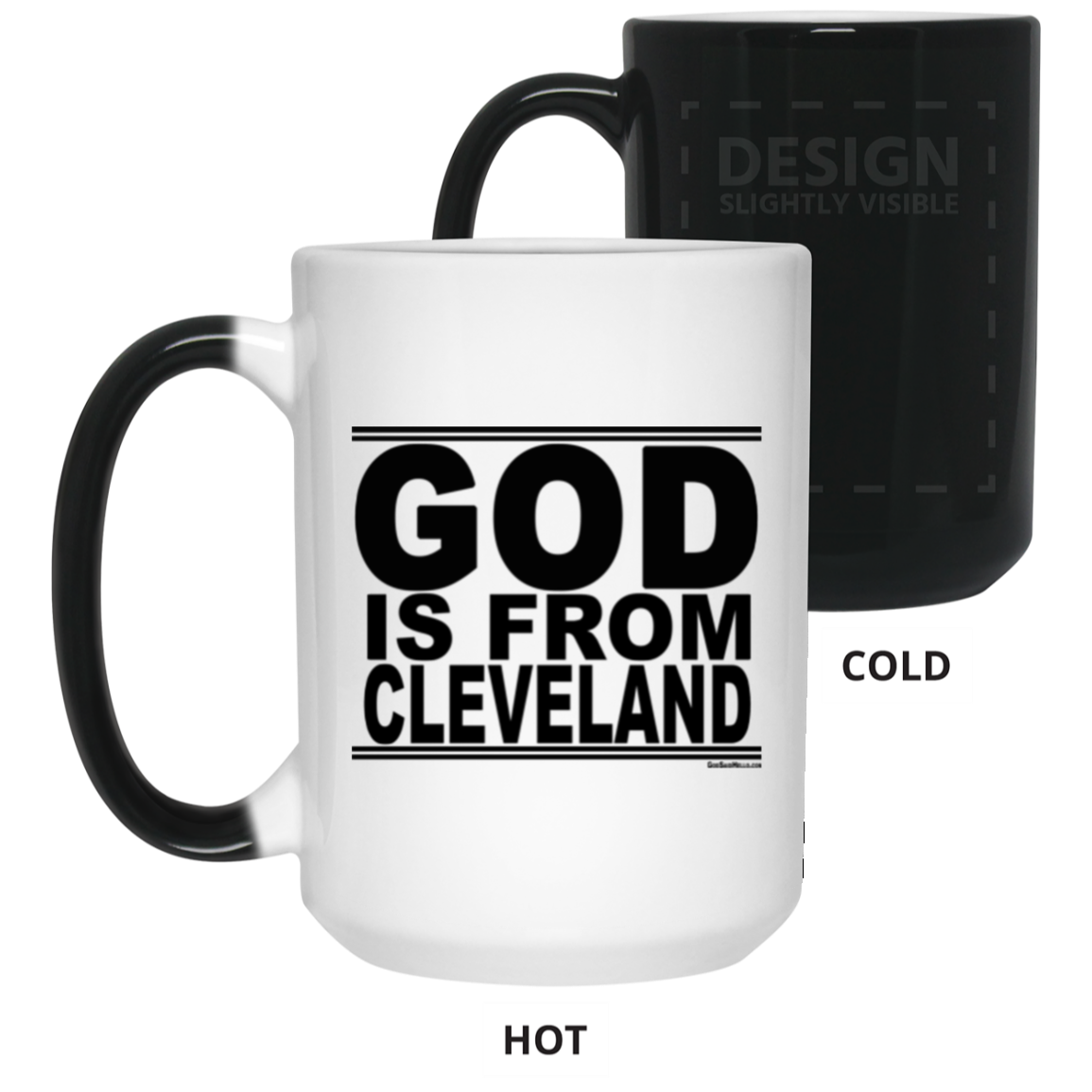 #GodIsFromCleveland - Color Changing Mug