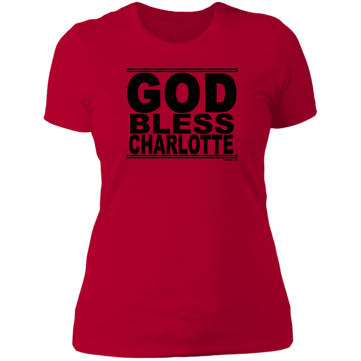 #GodBlessCharlotte - Women's Shortsleeve Tee