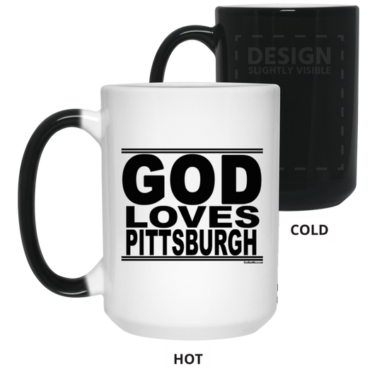 #GodLovesPittsburgh - Color Changing Mug