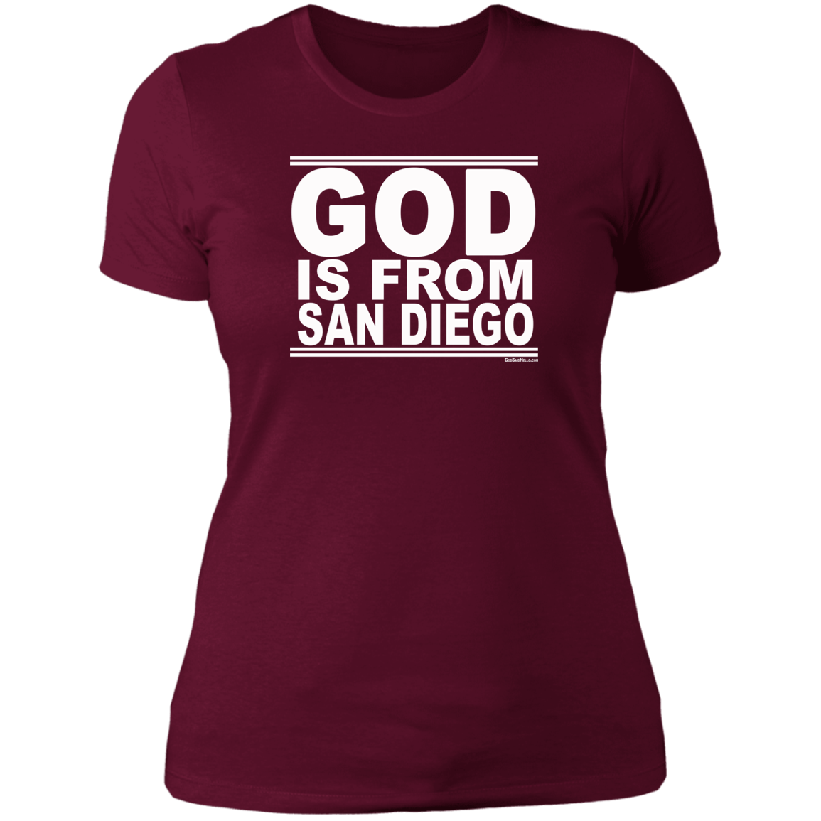 #GodIsFromSanDiego - Women's Shortsleeve Tee