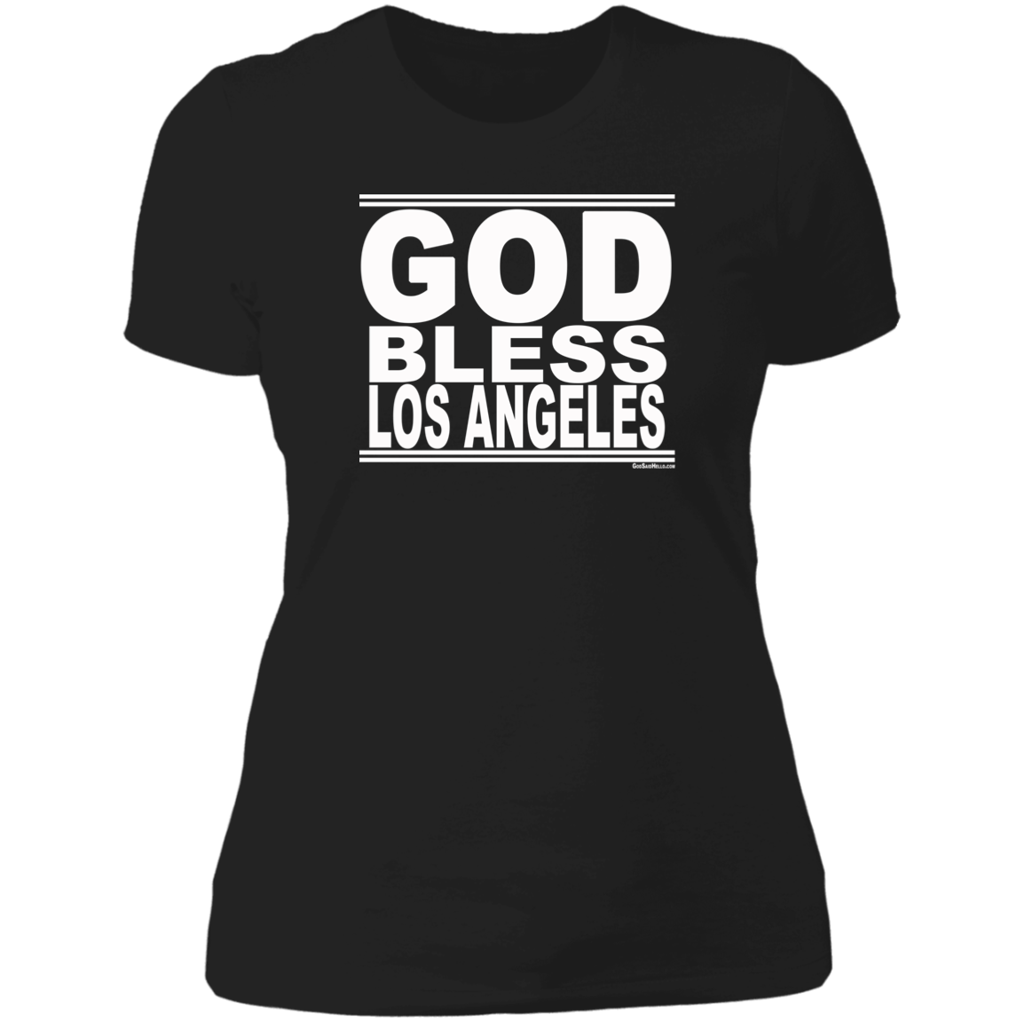 #GodBlessLosAngeles - Women's Shortsleeve Tee