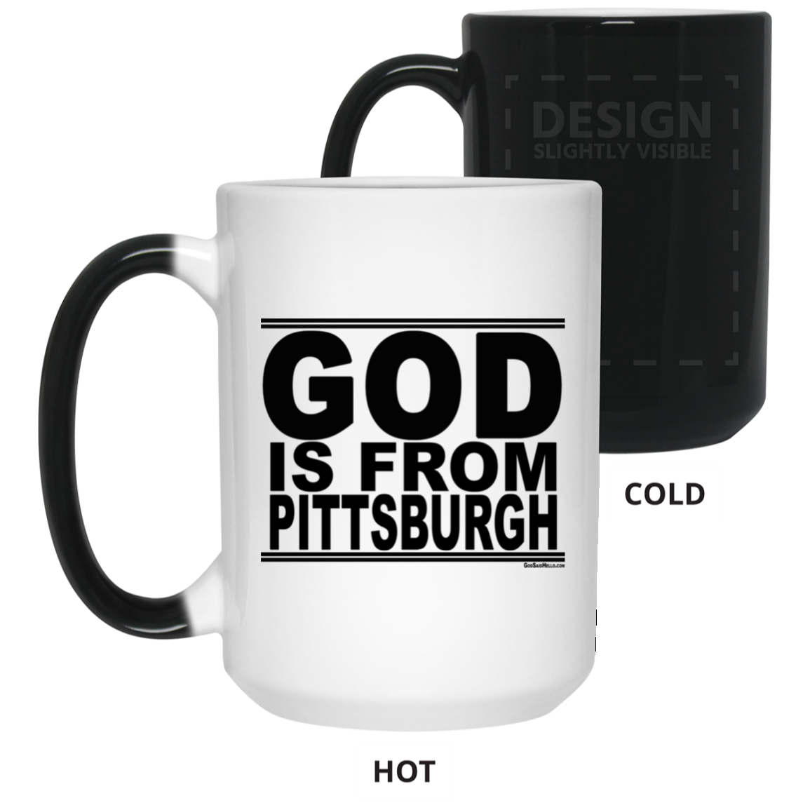 #GodIsFromPittsburgh - Color Changing Mug