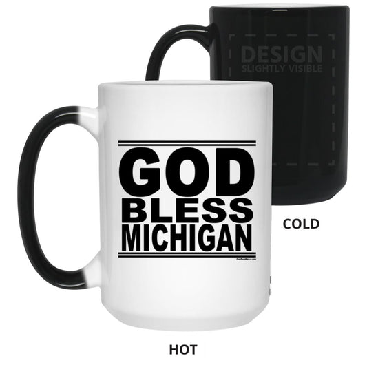 #GodBlessMichigan - Color Changing Mug